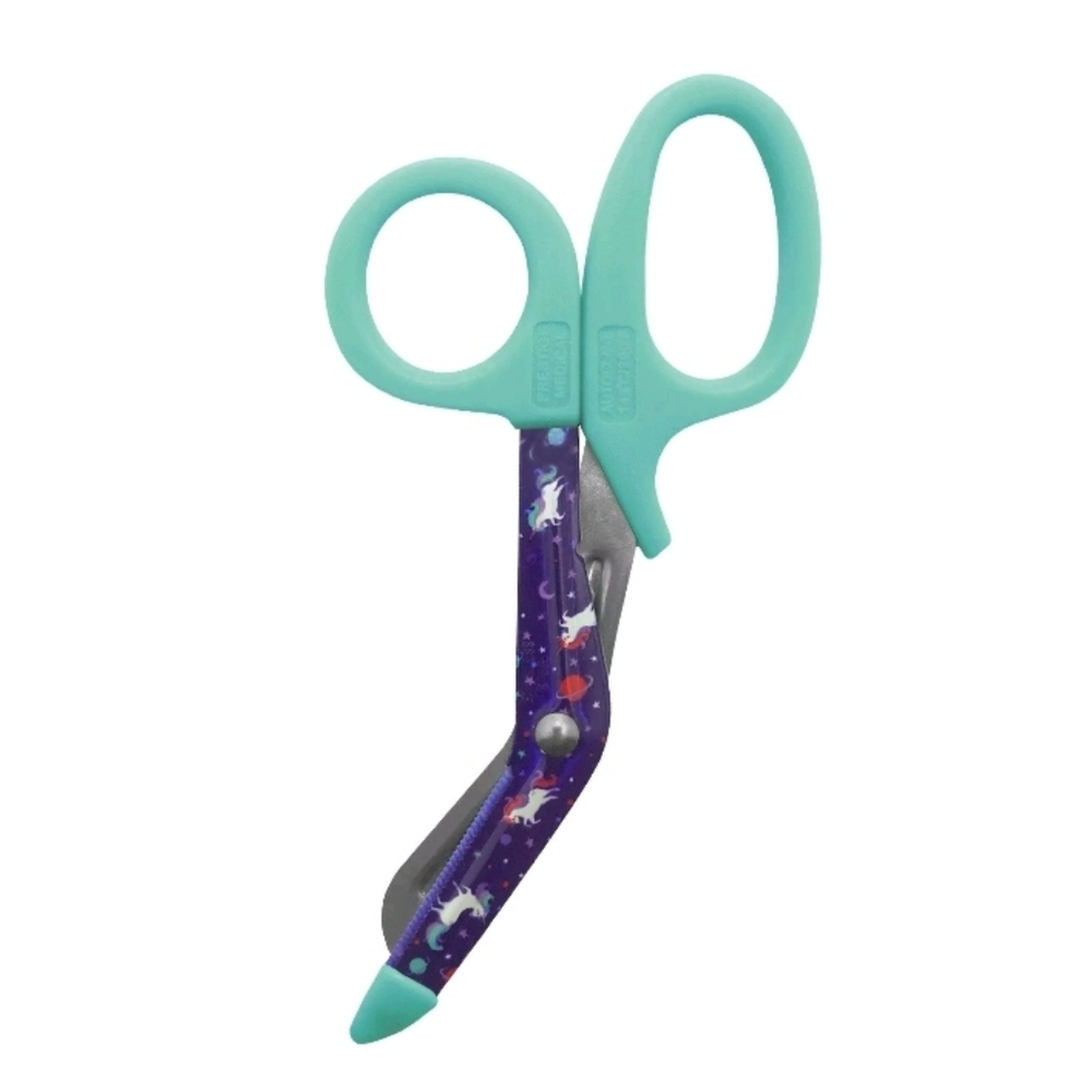 Prestige Medical 5.5" StyleMate Utility Scissor Unicorns Violet